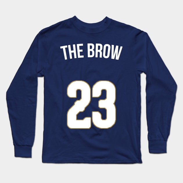 Anthony Davis 'The Brow' Nickname Jersey New Orleans Pelicans Long Sleeve T-Shirt by xavierjfong